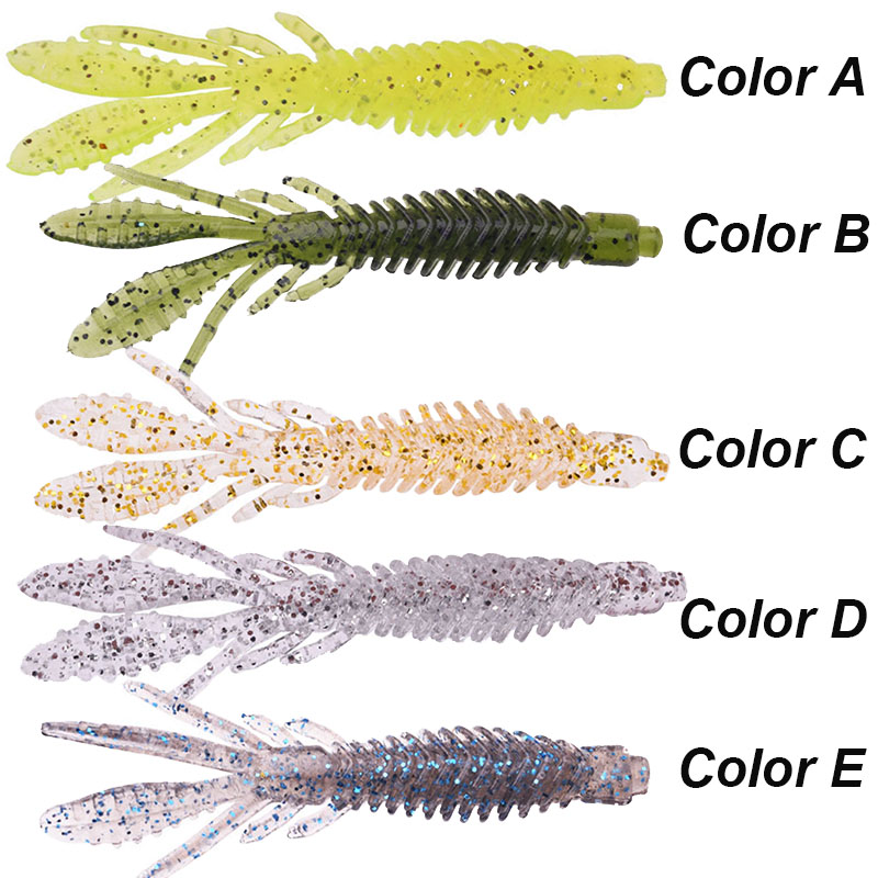 WESTBASS 5PCS Soft Larva Baits - Fishing Lure Soft Plastic ulasan dan harga
