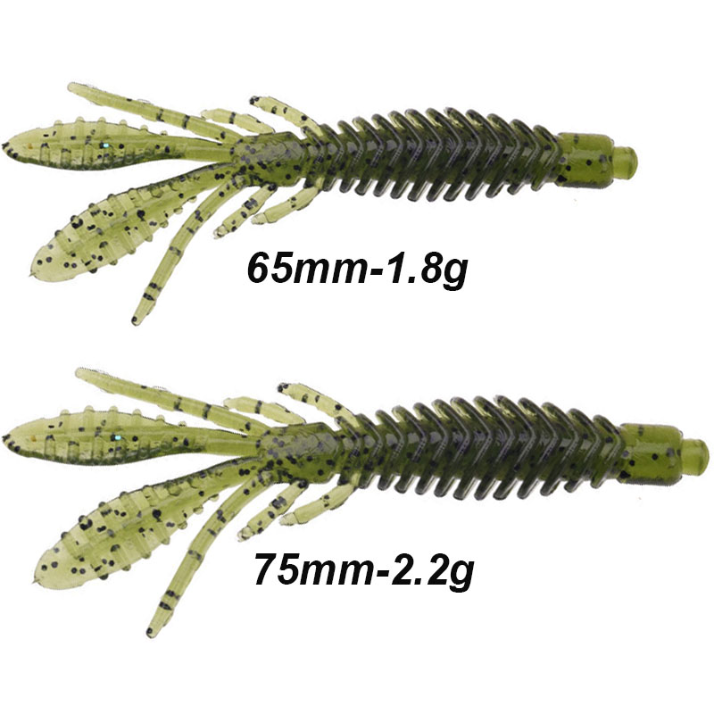 WESTBASS 5PCS Soft Larva Baits - Fishing Lure Soft Plastic ulasan dan harga