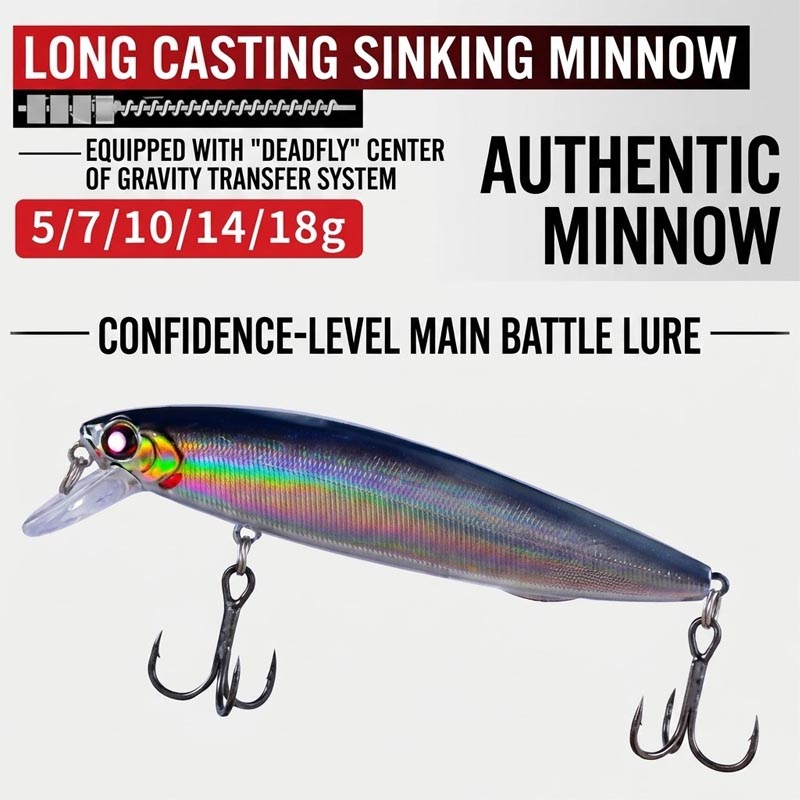 Sinking Minnow Fishing Lures,  - Fishing Lure Jerkbait ulasan dan harga