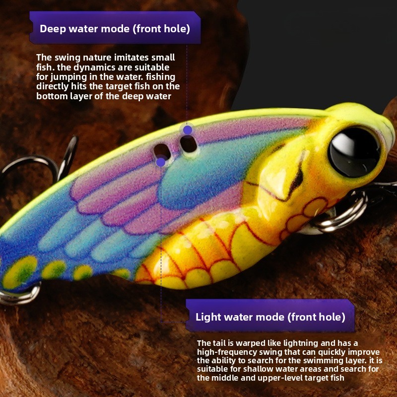 VIB Vibration Spoon Bait Bass  - Fishing Lure Spoon ulasan dan harga